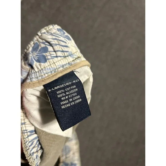 Ocean pacific cargo corduroy shorts mens green loose drawstring XL cotton - Picture 4 of 8